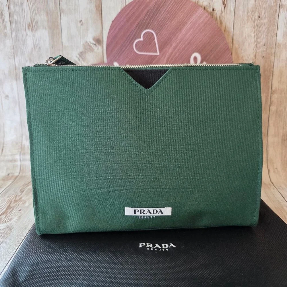 Prada Beauty Cosmetic Bag Pouch NWOT - Picture 2 of 11